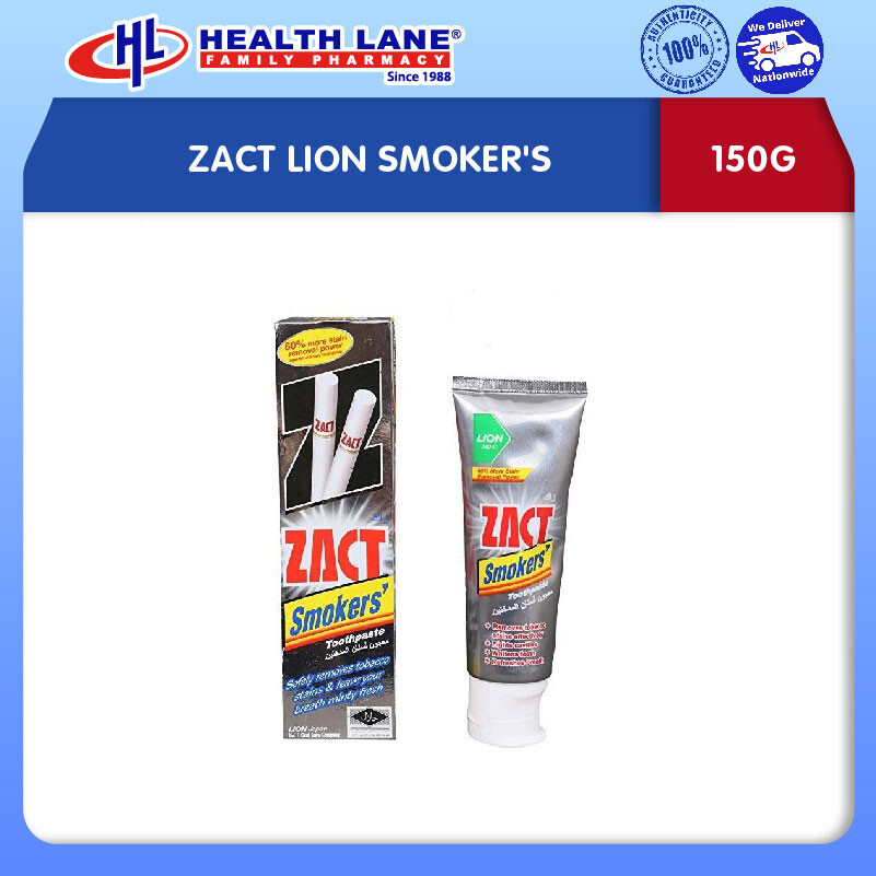 ZACT LION SMOKER'S UBAT GIGI 150G